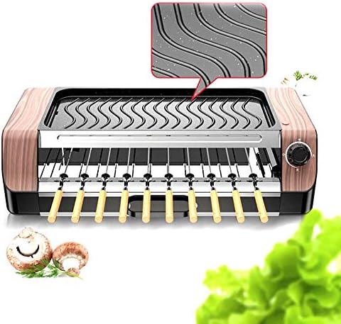 review UXZDX CUJUX Multifunctional Electric Grill, Electric Grill, Automatic Rotating Grill, Non Stick Electric Grill, Rotator