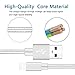 CABLEN iPhone Cable Charger MFi Certified 3Packs [3FT 6FT 6FT] to USB Charging & Syncing charger cord Nylon Braided with iPhone X / 8 / 7/ Plus / 6 / 6S / 5 / 5C /5S / (Silver&White)