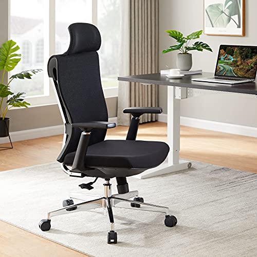 Tribesigns Ergonomic Office Chair, High Back Desk Chair with Metal
