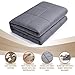 Anjee Weighted Blanket- Premium Various Gravity Blankets for Great Sleep | 100% Cotton Material with Glass Beads (48 x 72 Inches, 15 lbs for 130-150 lbs Individual, Grey)