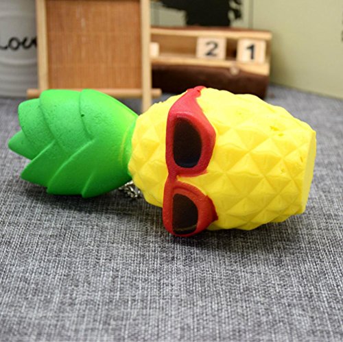 Squishy Slow Rising Toys,Crazy Cartoon Pineapple Squeeze Toy Decompression Toys Fun Kids Gift