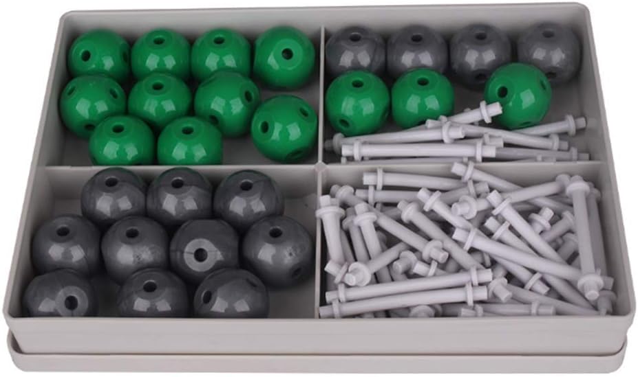 TTSUAI Sodium Chloride Crystal Structure Model Modèle Moléculaire De Chimie Organique Et Inorganique Pour Apprendre Ou Enseigner La Chimie Scientifique Avec Une Boîte De Rangement