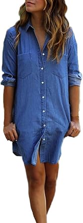 blusa de jeans mujer