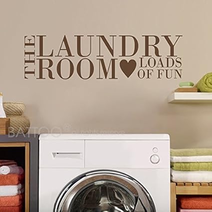 Amazon Com Yoyocoa Laundry Room Wall Decals Laundry Room Decals