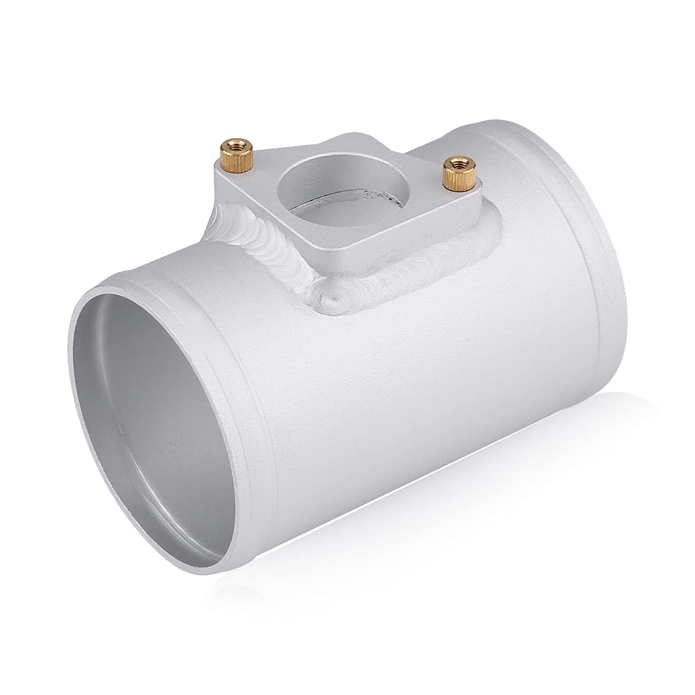 KIMISS Air Meter Base Air Flow Sensor Mount Airs Intake Meter Base MAF Sensor Mount MAF Adapter Pipe Car Airflow Adapter Pipe Housing Meters Intake Turbo Mounts (Outer diameter 83MM)