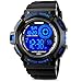Aposon Mens Digital Sports Watch, Military Army Electronic Watches Running 50M 5 ATM Waterproof Sports LED 7 Colour Wristwatch Water Resistant with Stopwatch