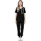 RAYGARD Scrubs Medical Uniform - Women and Man Scrubs Set Top and Pants