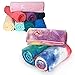 Monond Microfiber Sport and Swim Towel by Aurorae Aqua for Beach, Pool, & Travel, 32 x 68 inch, Super Absorbent, Extra Large, Lightweight (Caribbean Breeze)