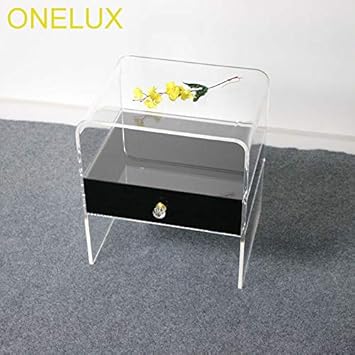 Amazon Com Scenevan Waterfall Lucite Drawer Nightstand Acrylic Bedroom Bedside Table Furniture Decor