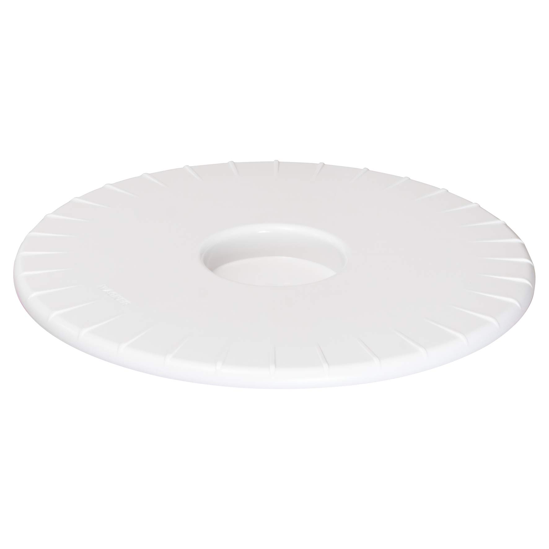 WAGNER Plant trolley ULTRAFLAT Ø 30 x 2,5 cm I Plant trolley for indoor use I Extra flat container trolley made of ABS synthetics, water-repellent, white I Load capacity 100 kg - 20044601