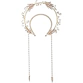 BLESSUME Halo Crown Mary Goddess Headband Women's Halloween Costume Goddess Headpiece