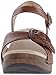 Dansko Women's Sue Cognac Full Grain Wedge Sandal