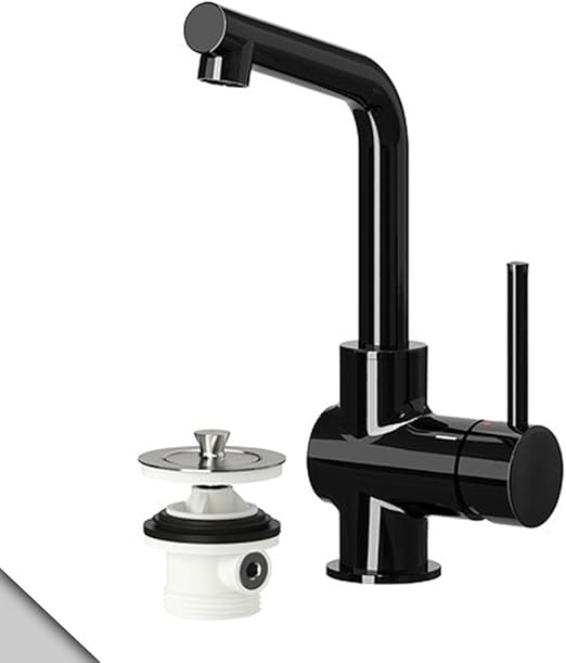 Ikea Lundskar Bath Faucet With Strainer Black Touch On Faucets