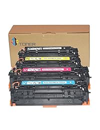 Nueva 304 A CC530 A Negro Compatible Cartuchos de tóner para uso con el color laserjet cp2025, CP2025dn y CM2320fxi mfp; Canon imageCLASS mf726cdw LBP7660CDN MF8580CDW MF8350CDN Series Printer