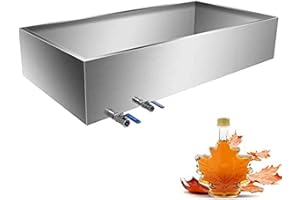 MELEG Maple Syrup Evaporator Pan Set - Heavy Duty Maple Sap Evaporator Pan -Syrup Evaporator for Maple Syrup Production - for Maple Syrup Boiling,36"D X 24"W X 9.5"H