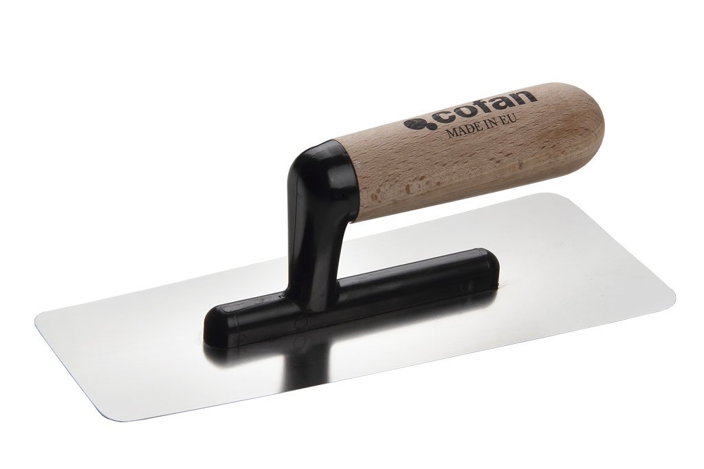 Cofan Venetian Trowel | Made of Stainless Steel | Extra Flexible | Measures 240 x 100 x 0.3 mm