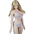 RoofWorld 1/6 Scale Female Clothes, Handmade Costume, Asian Beauty Bras Underwear Clothing Set Model Purple Color for 12inches TBLeague/PH/JO Seamless Figure Body