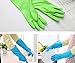 FIVOENDAR 4 Pairs Reusable Household Gloves for Kitchen Dish Washing Laundry Cleaning, Large(4 Colors)