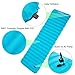 omzer Inflatable Lightweight Sleeping Pad, Compact Camping Mattress Pad with Built in Pump Easy to Inflate Perfect for Backpacking, Camping, Hiking, Traveling, Hammock Outdoors