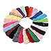 Baby Girl Headbands Elastic Crochet Hair Bands Hair Accessories Pack of 50