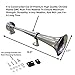 Lebogner 12V Single Trumpet Air Horn, For Truck, SUV, Car, Boat, Or Train With A Super Loud Powerful 150DB Compressor, Includes Basic Mounting Hardware (Does Not Include Relay, Switch, and Wiring Kit)
