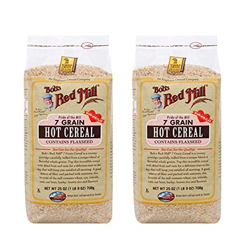 Bob's Red Mill 7 Grain Hot Cereal 25 oz (Two Pack) - Easy to Make 7 Grain Whole Grain Cereal - Multigrain Cereal Two Pack (25 oz each, 50 oz total)
