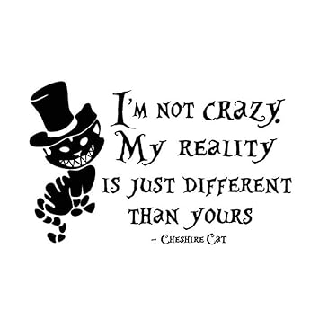 Wallpaper Alice In Wonderland Cheshire Cat Wall Stickers Art Design Diy Self Adhesive Decoration Removable 3d Vinyl Decal For Home Living Room Bedroom