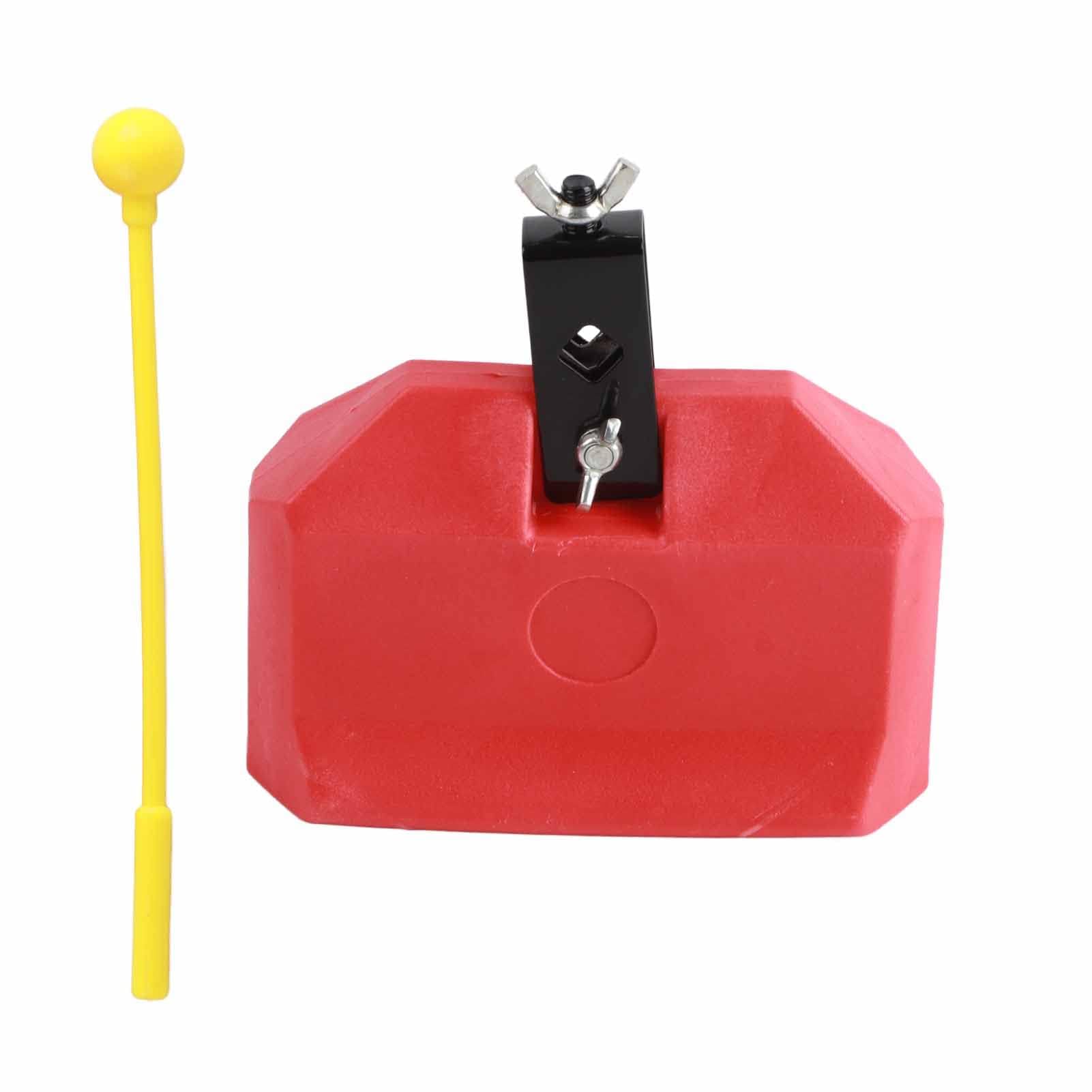 Bnineteenteam Cow Bell,ABS Cow Bell Noisemaker for Drums Percussion Musical Instruments (Red) Plastic Cowbell Percussion Musical Instrument