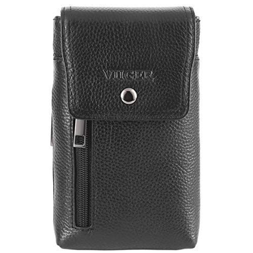 Genuine Leather Cell Phone Holster Compatible For IPhone 14 Pro Max