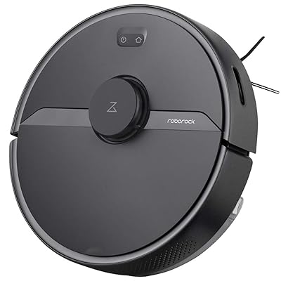 Roborock S6 Pure Robot Vacuum and Mop, Multi-Floor Mapping, Lidar Navigation, No-go Zones, Selective Room Cleaning, Super Strong Suction Robotic Vacuum Cleaner, Wi-Fi Connected, Alexa Voice Control