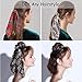 4pcs Chiffon Hair Scrunchies Hair Elastic Ties Bowknot Hair Bands Head Rope Ponytail Holder Accessories for Women Girls (Headband-03)