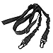 Shootmy Multi-Use Adjustable Rifle Gun Slings Tactical 2 Point Straps with Shoulder Pad Sling Swive for Outdoor Sports, Hunting,Pack of 2, Black