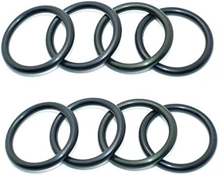 Probrother 8 PCS BILLET BUMPER TRUNK QUICK RELEASE FASTENER KIT REPLACEMENT RUBBER O RING