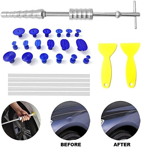HADES PDR 26pcs Car Paintless Dent Removal Kits PDR Slide Hammer Tool Sets Dent Repair