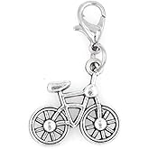 Bicycle Clip on Charm Perfect for Necklaces and Bracelets 100Ai