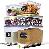 Chefâ€™s Path Large Food Storage Containers - Great for Flour