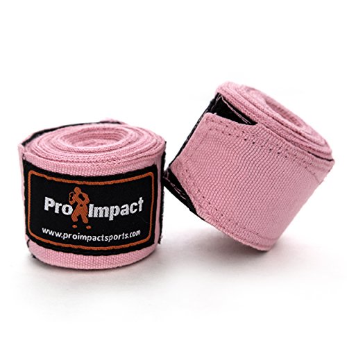 Pro Impact Mexican Style Boxing Handwraps 180" with Closure Elastic