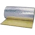 48" X 25ft FRK Fiberglass Duct Insulation Wrap - R12 HVAC Pipe Insulation 2" Thick