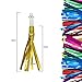 HEHALI 72pcs Party Blowers, 2 Kinds of Birthday Blowouts Horns Whistles Musical Paper Noisemakers and Glitter Fringed Metal Blowouts Party Favors Noise Makers
