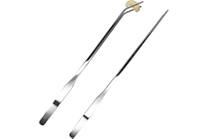 Reptile Tweezers - Reptile Long Feeding Tweezers,Ergonomic Aquarium Tongs - for Freshwater Saltwater Terrarium Enclosure Geck
