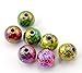 10 Color Handcrafted Crackle Lampwork Glass Round Beads Split Glass Round Beads for Jewelry Making and Craft 8mm 200 PCs
