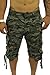 Worior Men's Soft Cotton Multi-Pocket Cargo Shorts