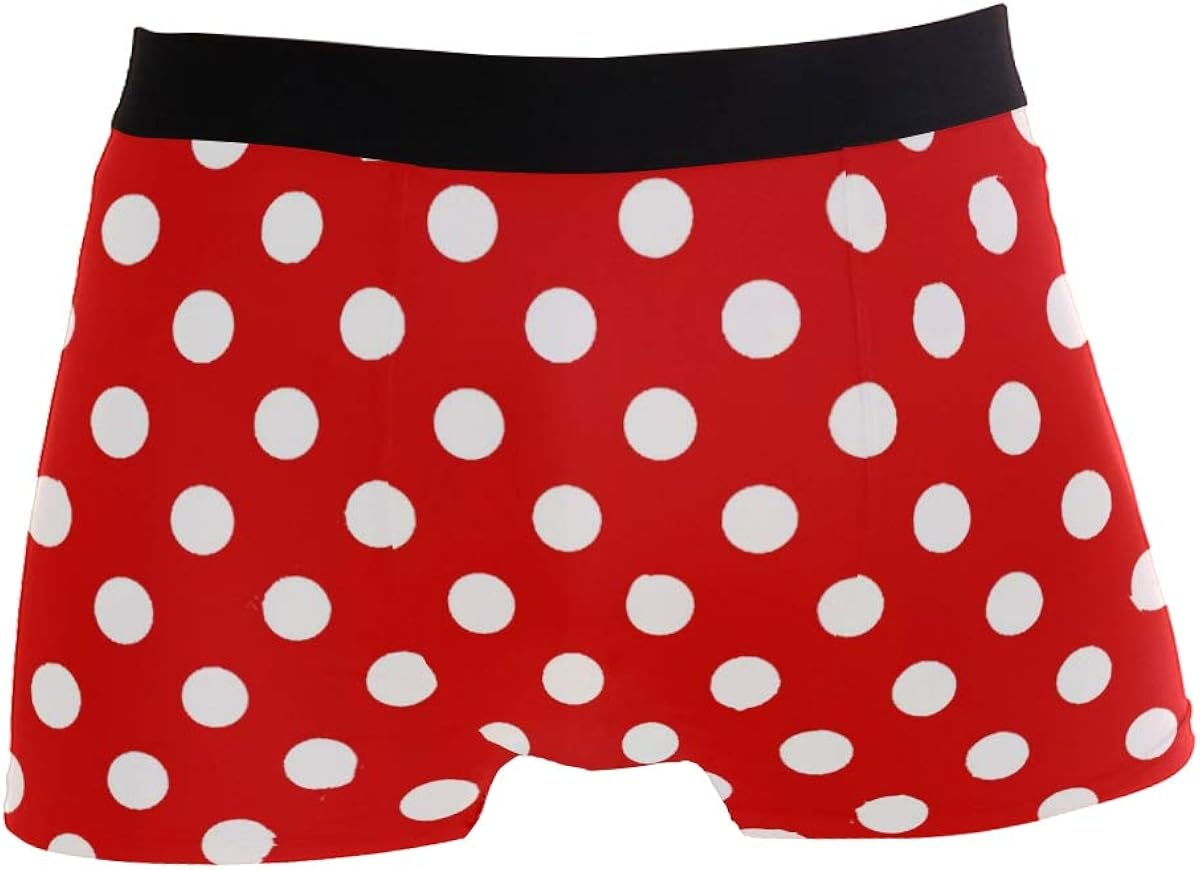 red and white boxers