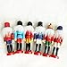 BlueSpace Christmas Nutcracker Ornaments Set Wooden Nutcrackers Hanging Decorations for Christmas Tree Figures Puppet Gifts (5