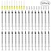 DEPEPE 50pcs 1ml Syringes Luer Slip Tip with 1 Inch Blunt Tip Needles and Caps for Refilling, Measuring, Pet Feeding