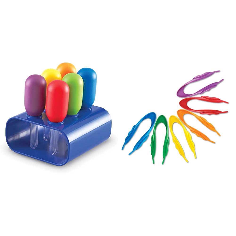 Learning Resources Primary Science Jumbo Droppers with Stand & 963,Multi