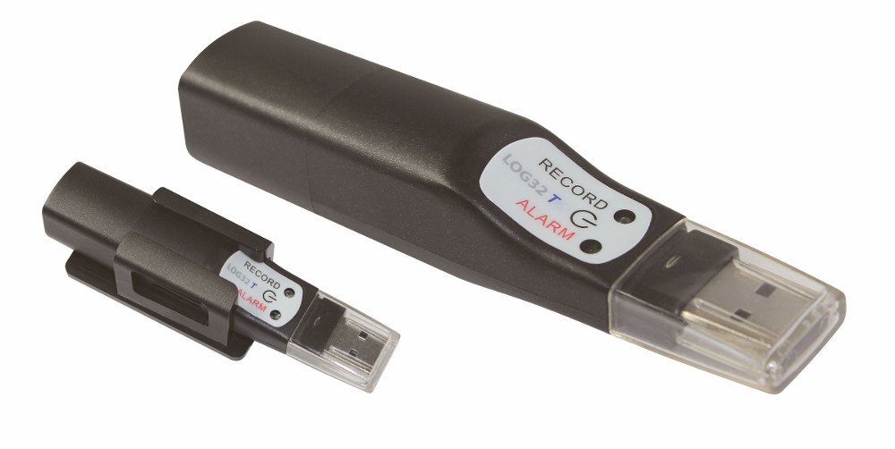 TFA Dostmann Log32 T Data Logger for Temperature, 31.1055, Memory for 60,000 Records