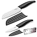 Raku Cutlery Ceramic Knife Set : 5-Inch Santoku & 3-Inch Paring Knives with Gift Box