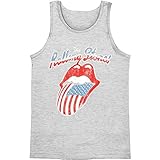 Rolling Stones Men's USA Tongue Mens Tank Black