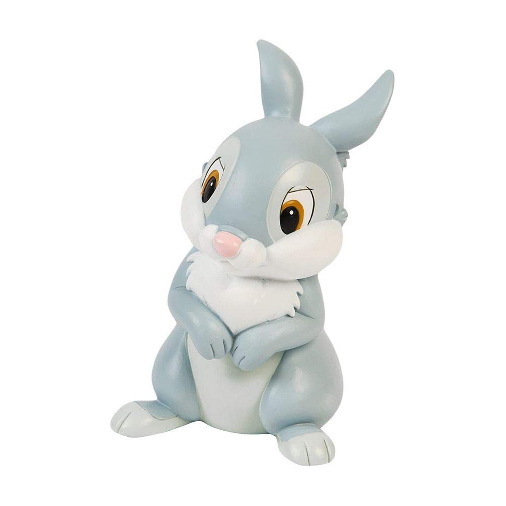 Widdop and Co Money Bank, Thumper the Rabbit from Bambi, Resin Money Box, New Baby 1st Birthday Gift, Orange, Blue, White, Black